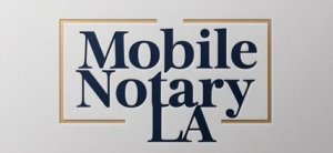 Mobile Notary LA - logo of mobile notary services in Los Angeles, CA